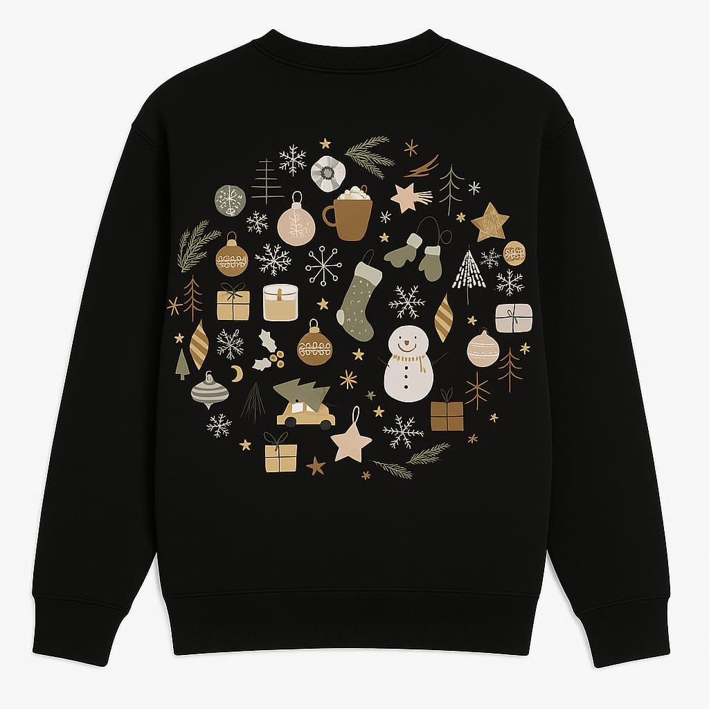 Retro Christmas Sweat-Shirt