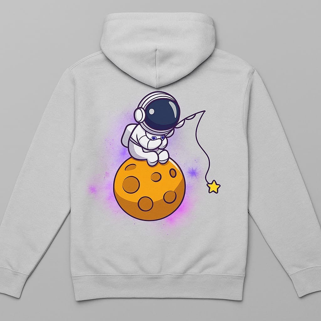 Astronaut Fishing Hoodies