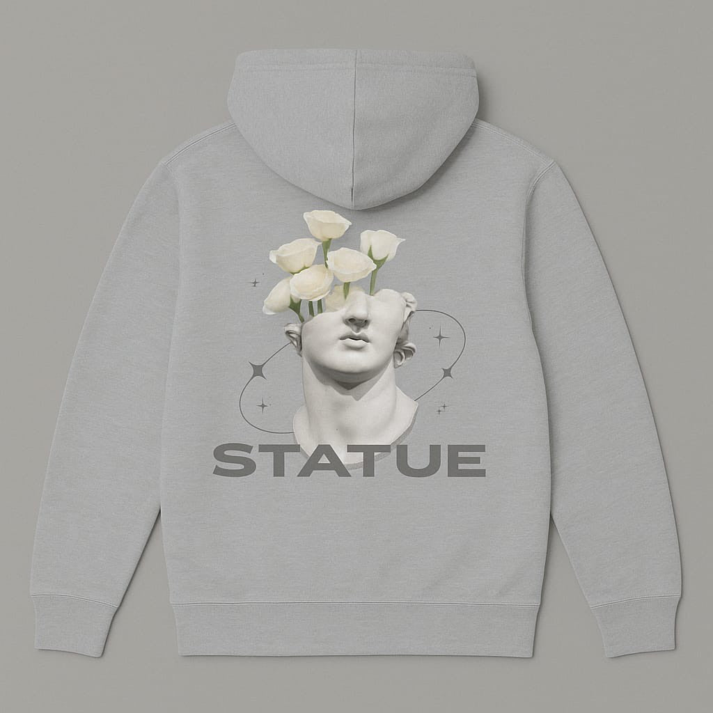 Floral Statue Hoodies