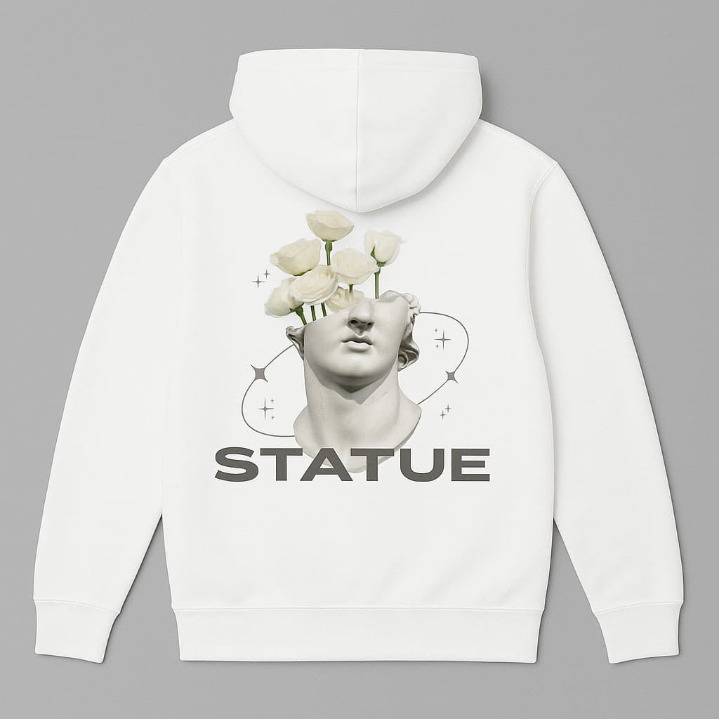 Floral Statue Hoodies