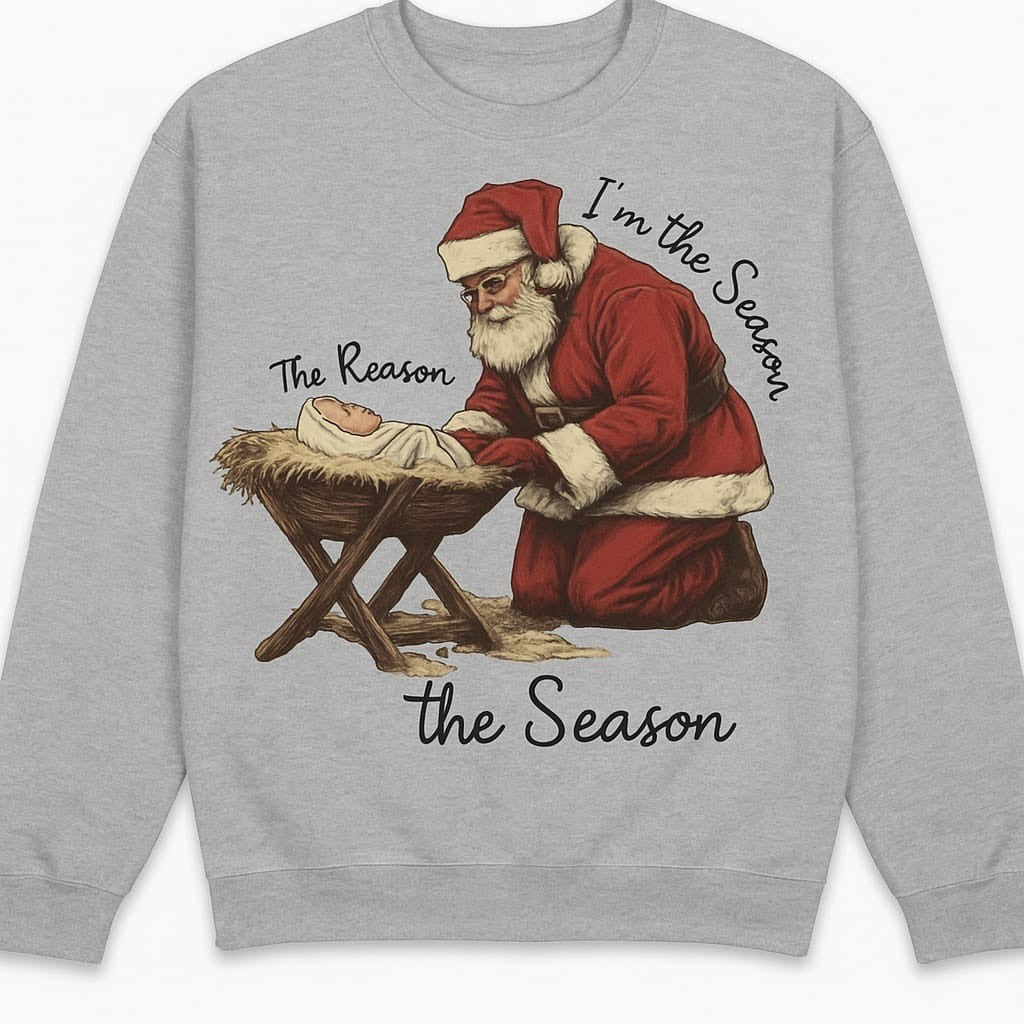 Santa &Little Baby Sweat-Shirt