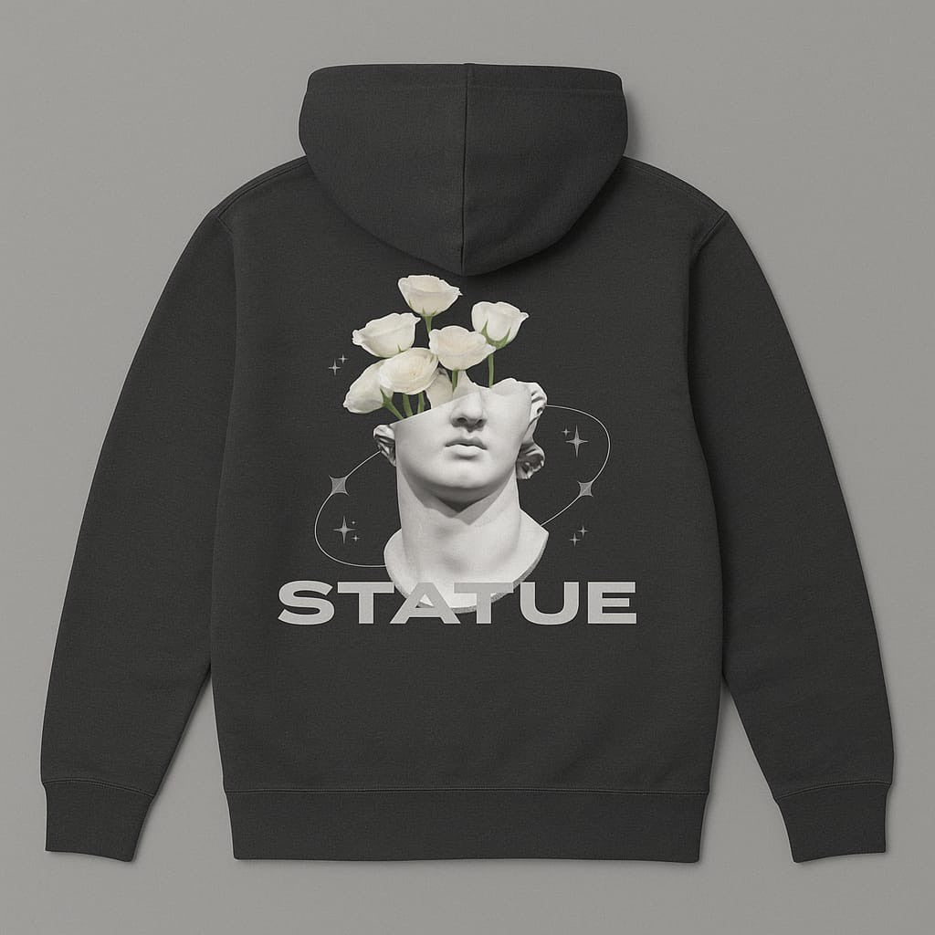 Floral Statue Hoodies