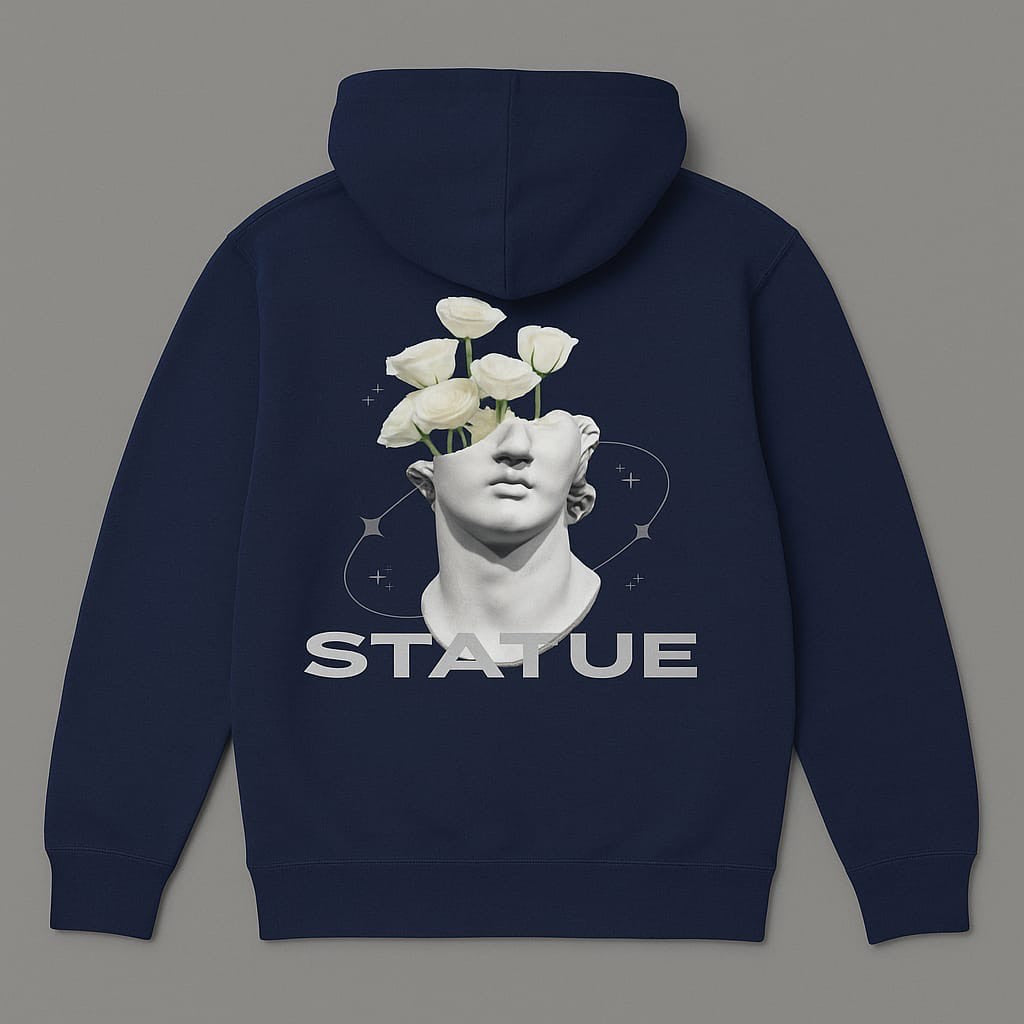 Floral Statue Hoodies