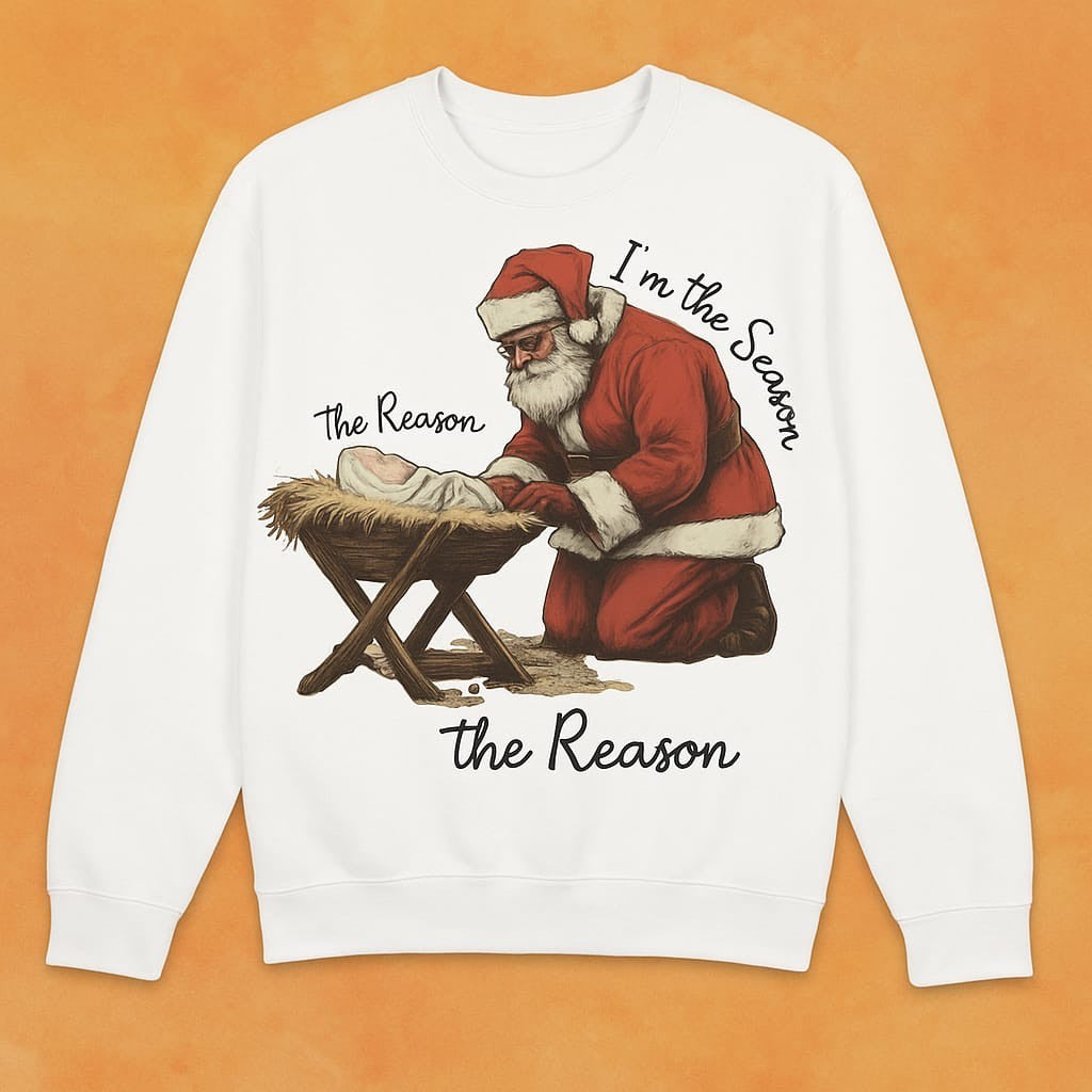 Santa &Little Baby Sweat-Shirt