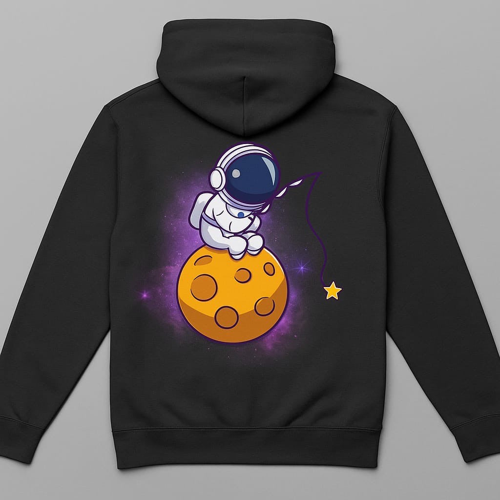 Astronaut Fishing Hoodies