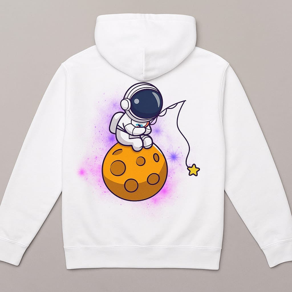 Astronaut Fishing Hoodies