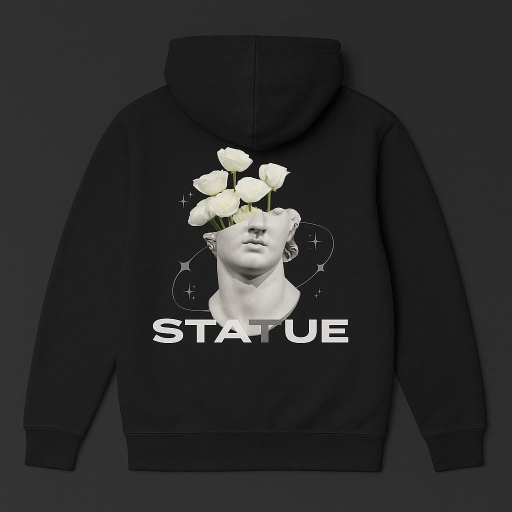 Floral Statue Hoodies